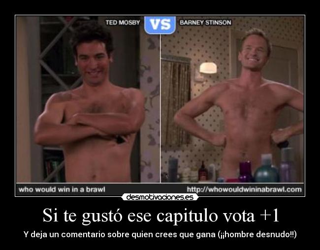 carteles barney stinson ted mosby desmotivaciones