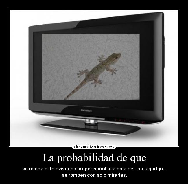 La probabilidad de que - 