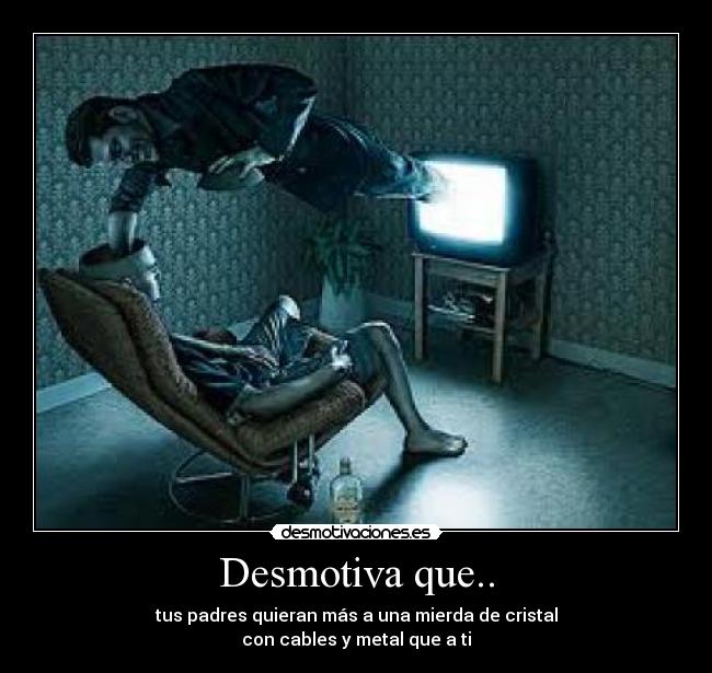carteles televisiion lavado cerebro desmotivaciones