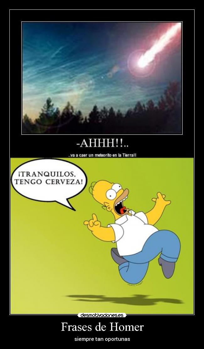 Frases de Homer - siempre tan oportunas