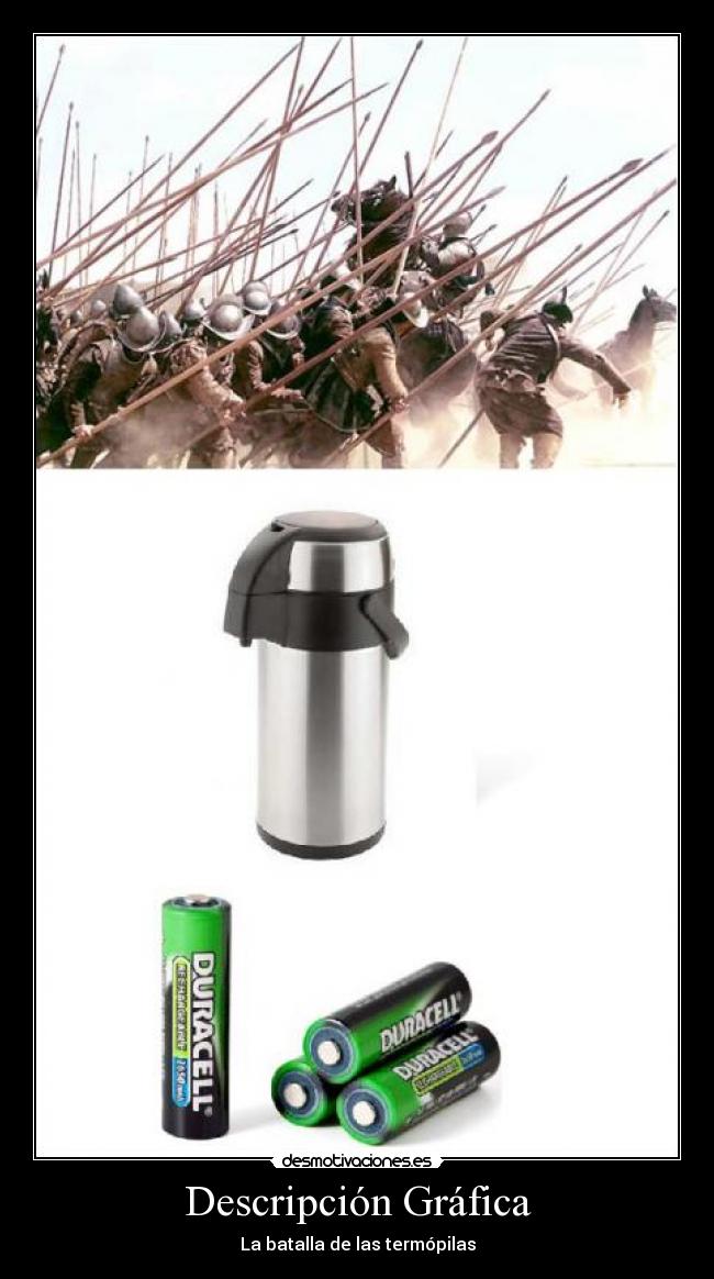 Descripción Gráfica - La batalla de las termópilas