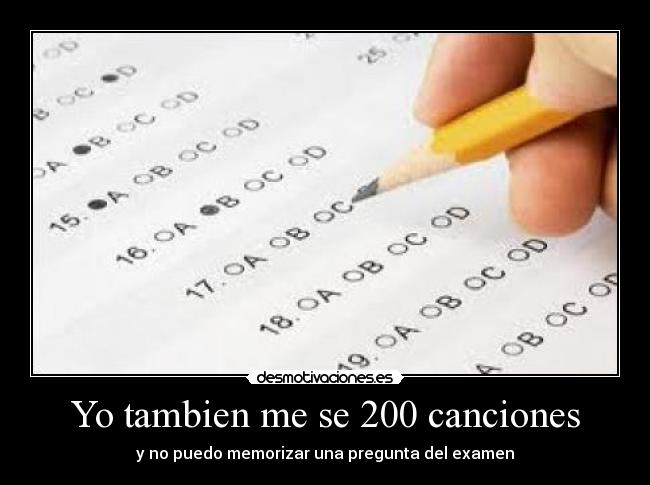 Yo tambien me se 200 canciones -