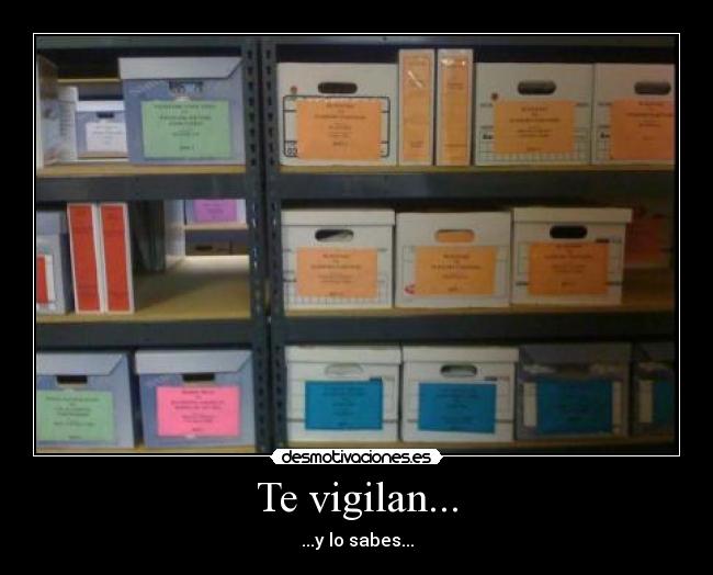 Te vigilan... -