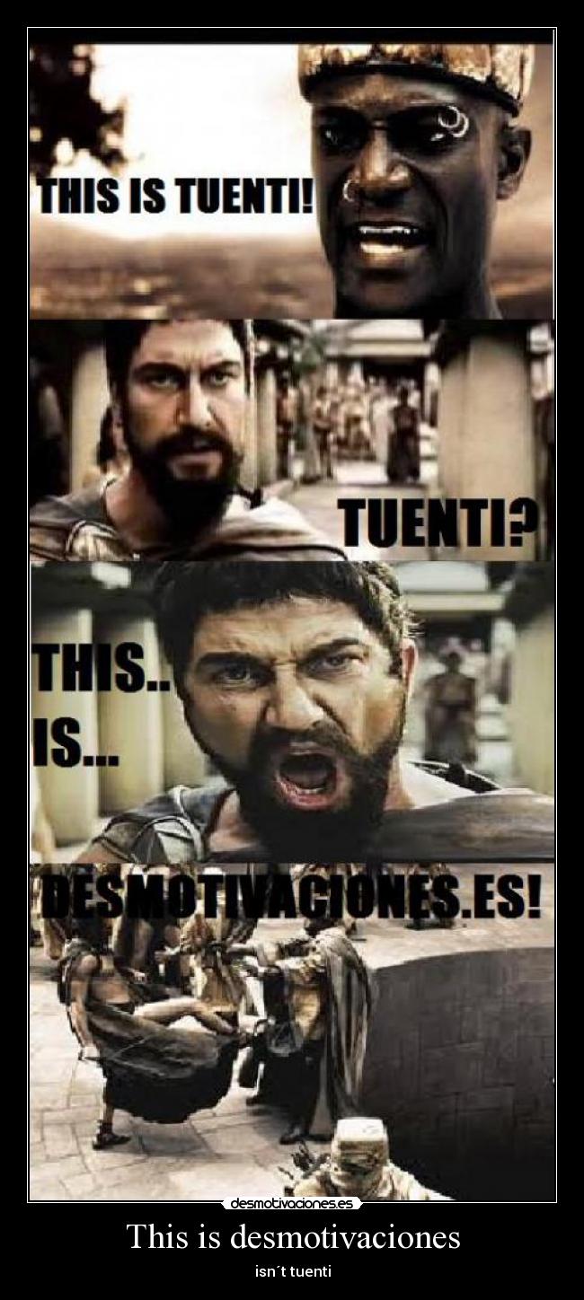 This is desmotivaciones - isn´t tuenti