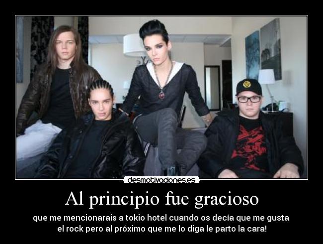 Al principio fue gracioso - 