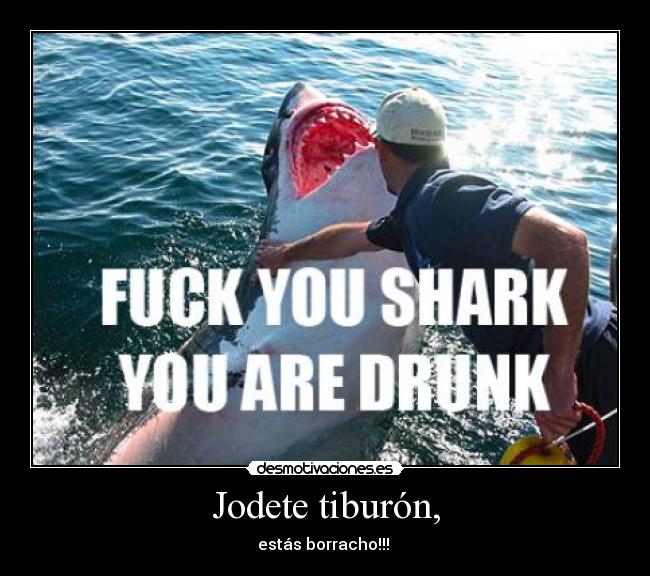 Jodete tiburón, -