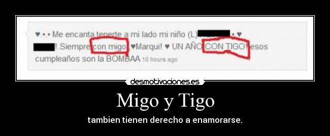 Migo y Tigo - 