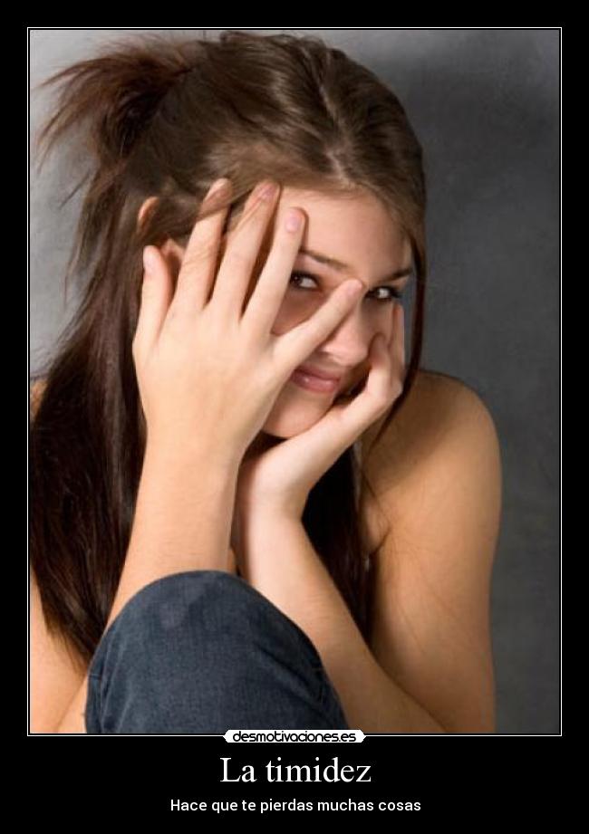 La timidez -