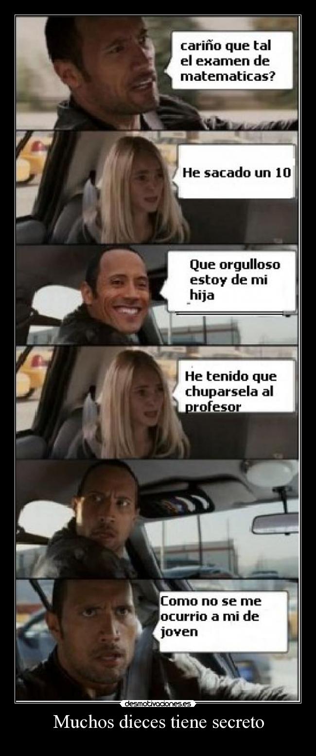 Muchos dieces tiene secreto -