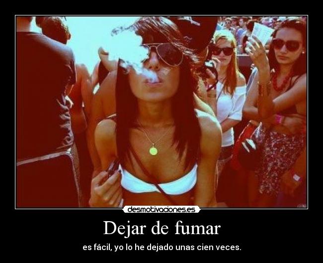 Dejar de fumar -