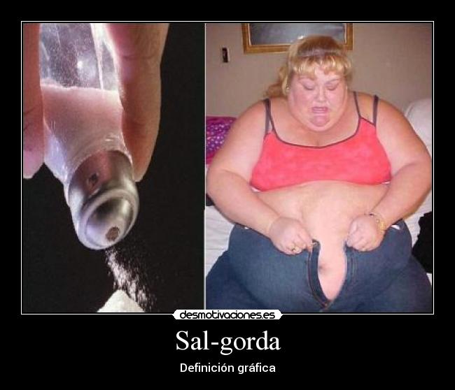 Sal-gorda - Definición gráfica