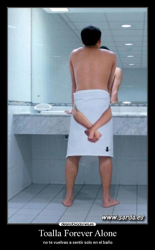 Toalla Forever Alone -