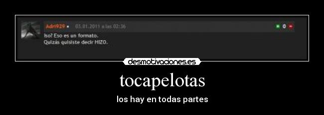 tocapelotas -