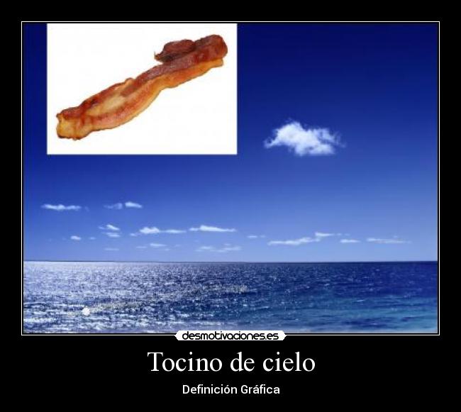 Tocino de cielo - Definición Gráfica