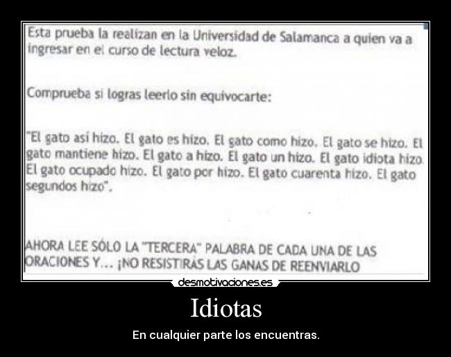 Idiotas -