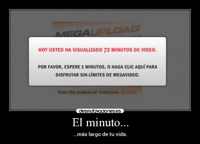 El minuto... -