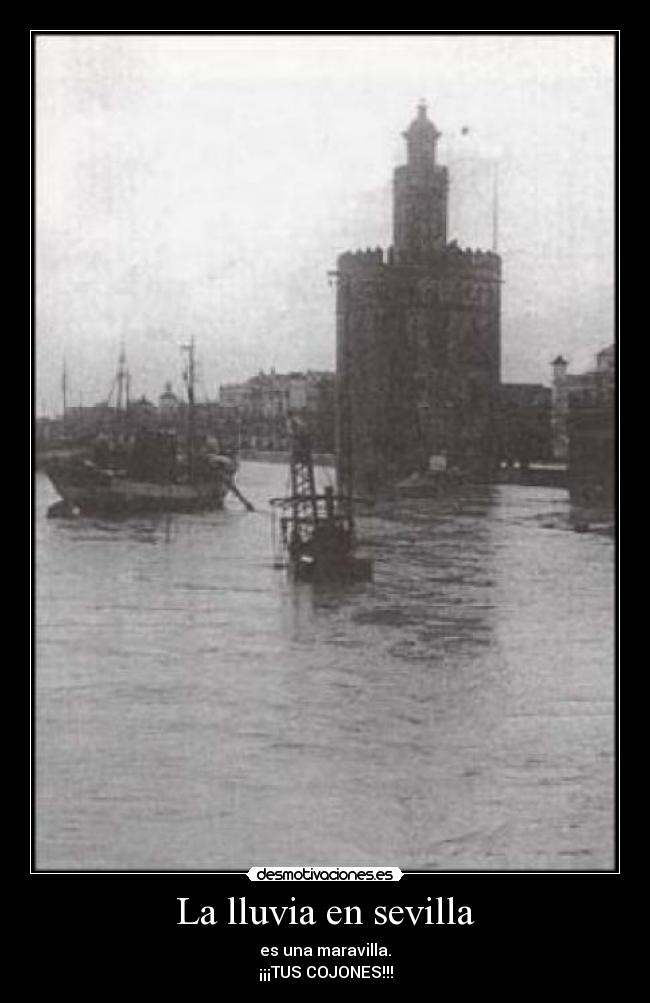 La lluvia en sevilla - 