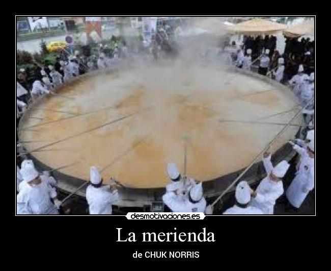 La merienda -