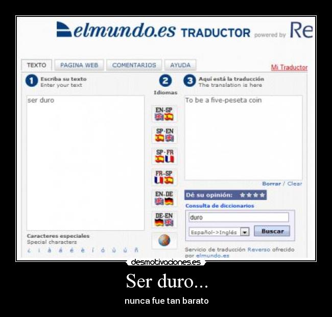 Ser duro... - nunca fue tan barato