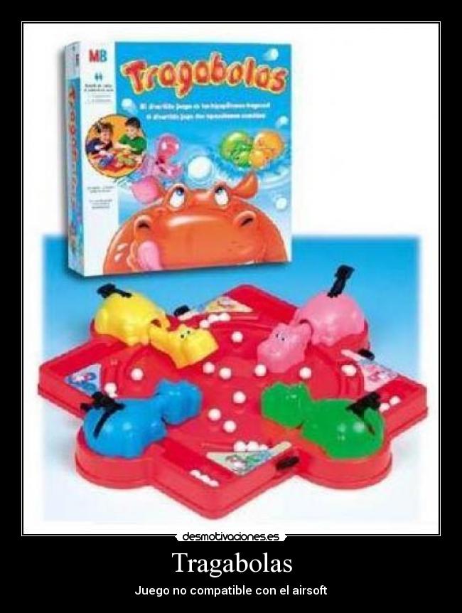 Tragabolas - Juego no compatible con el airsoft