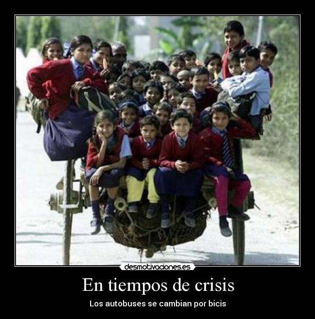 En tiempos de crisis -