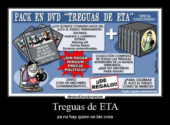 Treguas de ETA - ya no hay quien se las crea