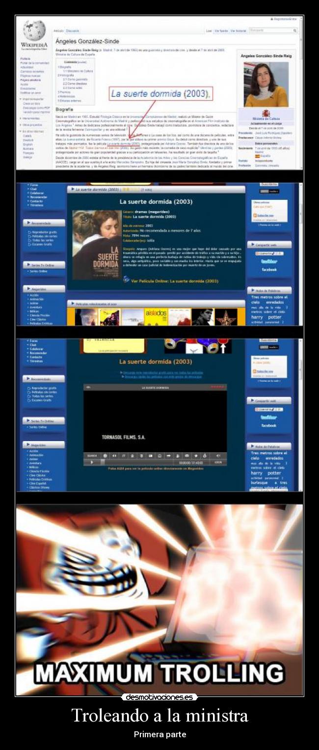 Troleando a la ministra - 