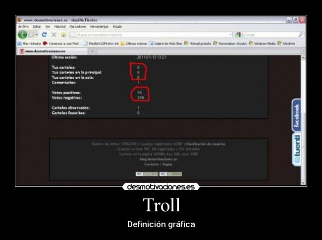Troll - Definición gráfica