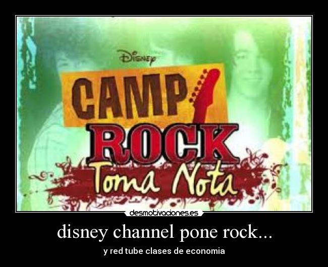 disney channel pone rock... - y red tube clases de economia