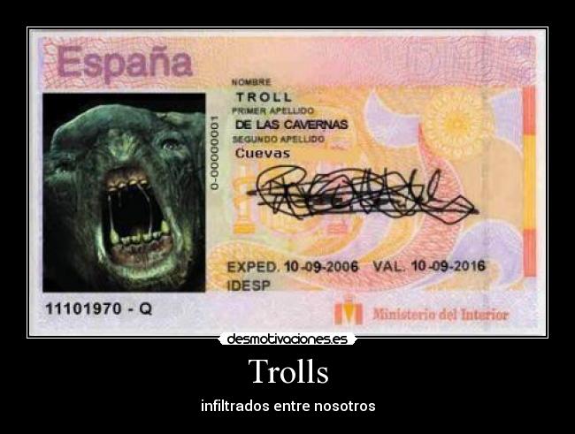 Trolls - infiltrados entre nosotros