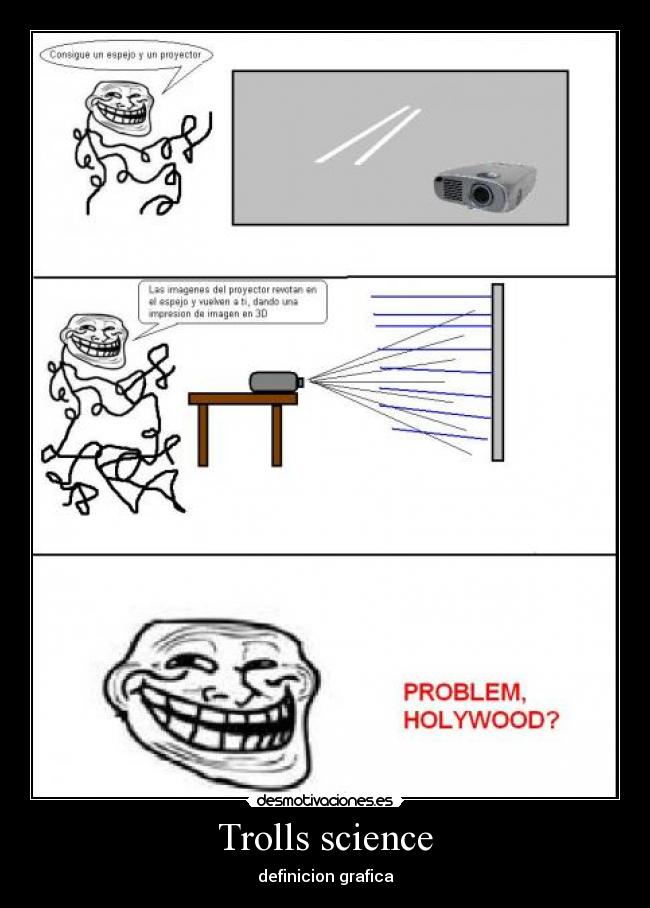 Trolls science - definicion grafica