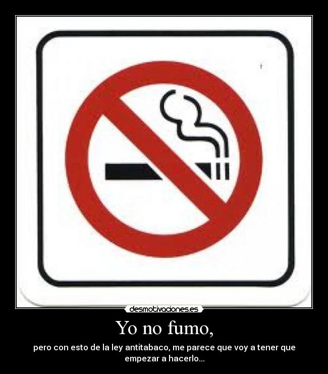 Yo no fumo, - 