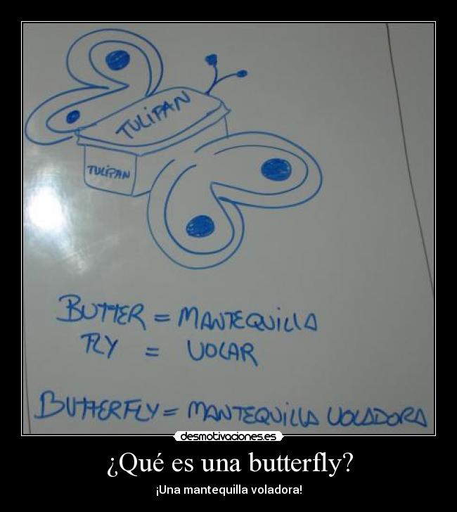 ¿Qué es una butterfly? - 