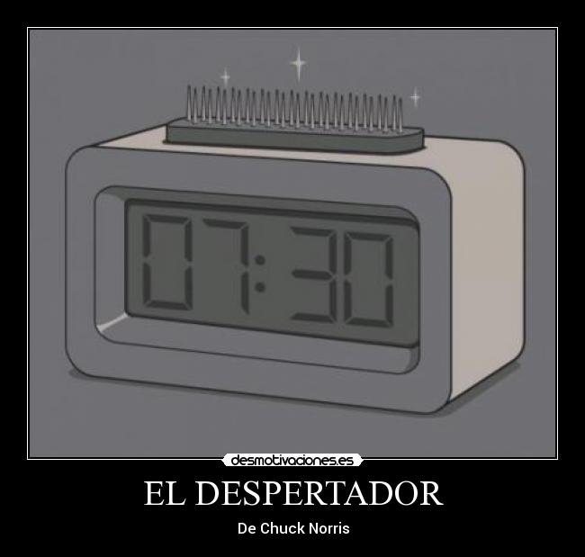 EL DESPERTADOR - De Chuck Norris