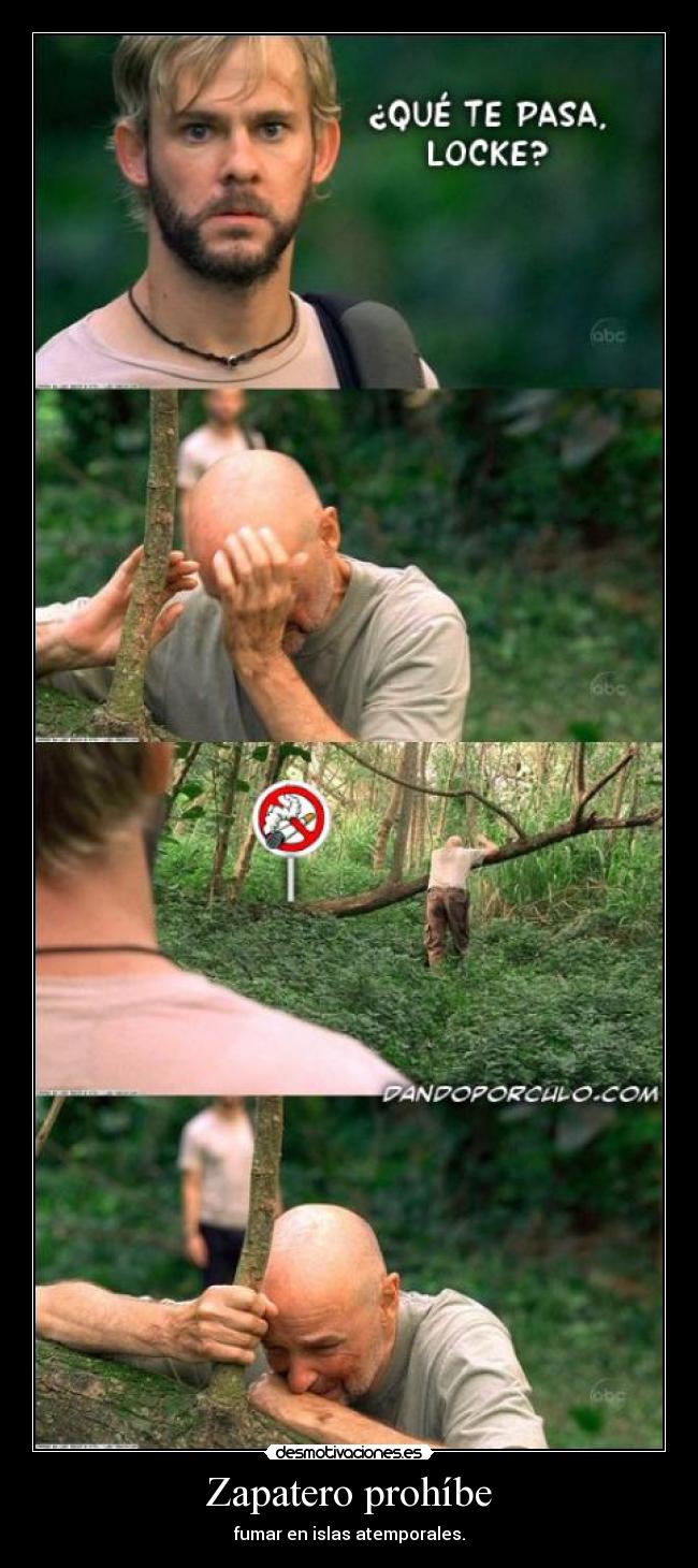 carteles zapatero ley anti-tabaco perdidos desmotivaciones