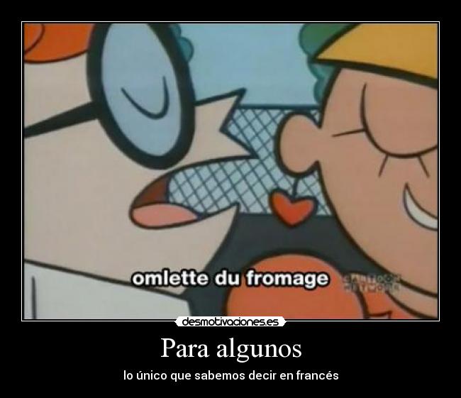 carteles omelette dexter desmotivaciones