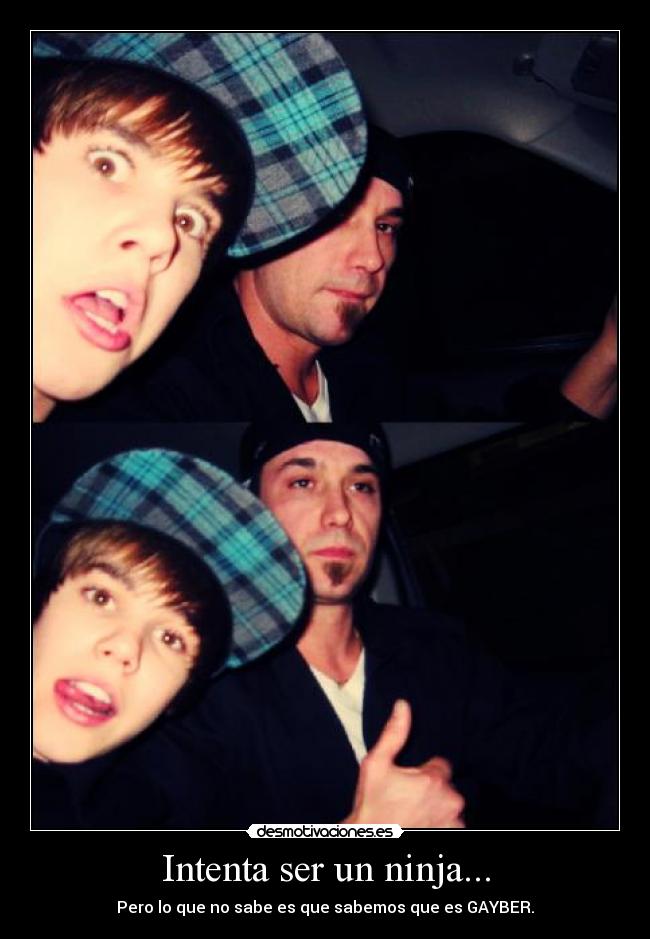 Intenta ser un ninja... -