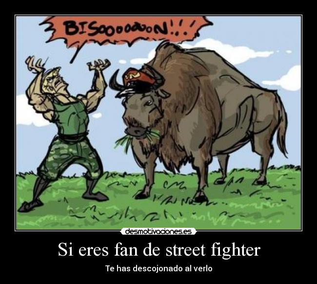 Si eres fan de street fighter - 