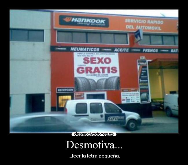 Desmotiva... -