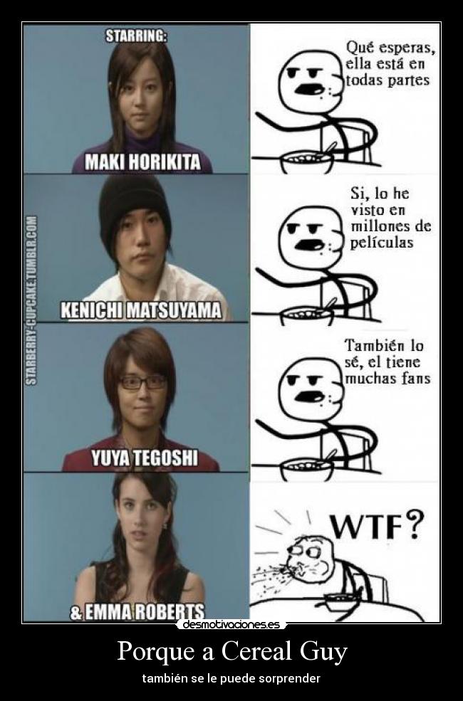 Porque a Cereal Guy - también se le puede sorprender