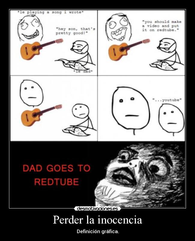 Perder la inocencia - Definición gráfica.