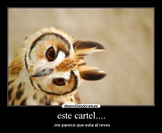 este cartel.... -