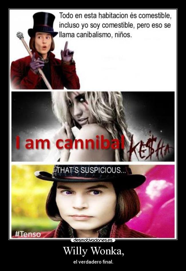 Willy Wonka, - el verdadero final.