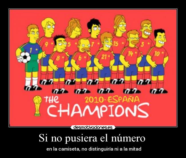 Si no pusiera el número -