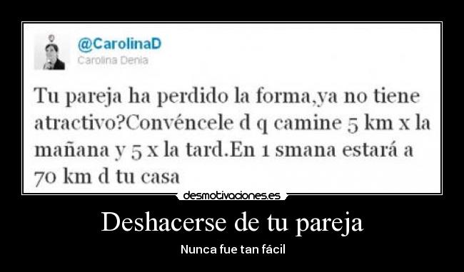 Deshacerse de tu pareja -