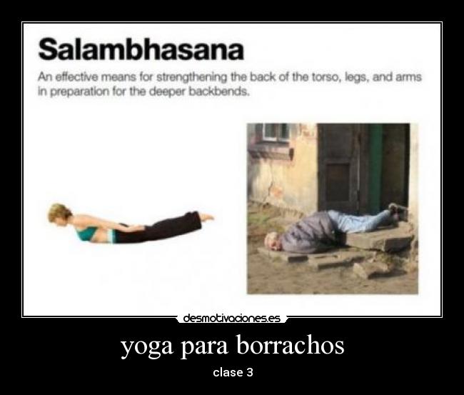 yoga para borrachos - clase 3