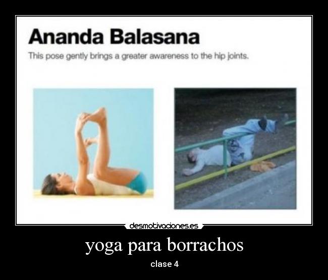 yoga para borrachos - clase 4