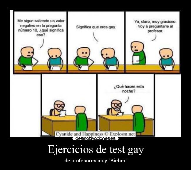 Ejercicios de test gay - 
