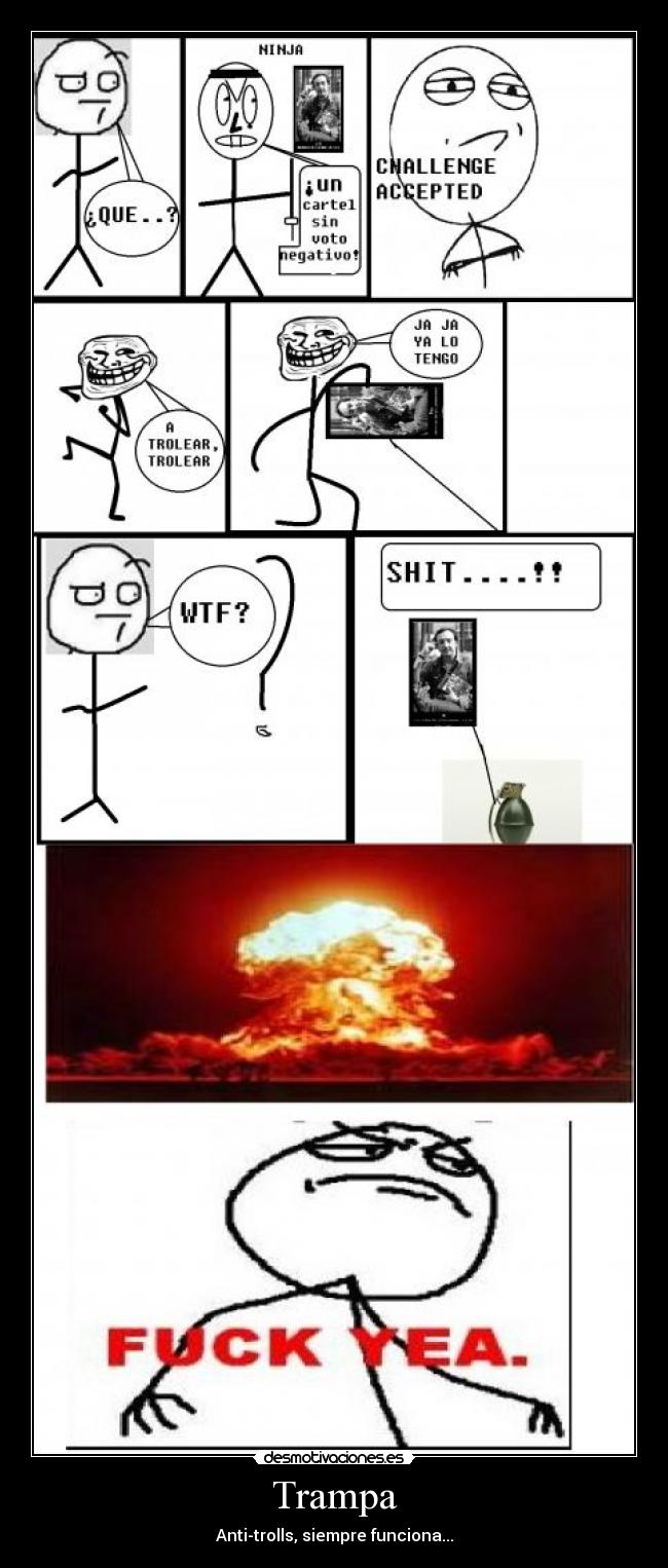 Trampa - Anti-trolls, siempre funciona...