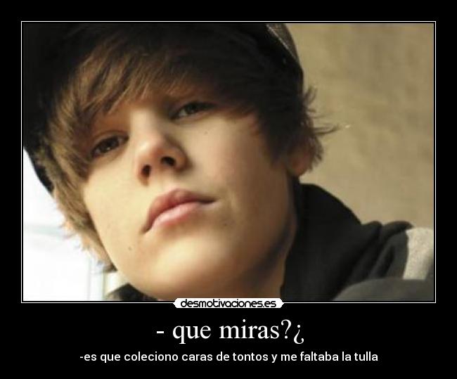 - que miras?¿ - 